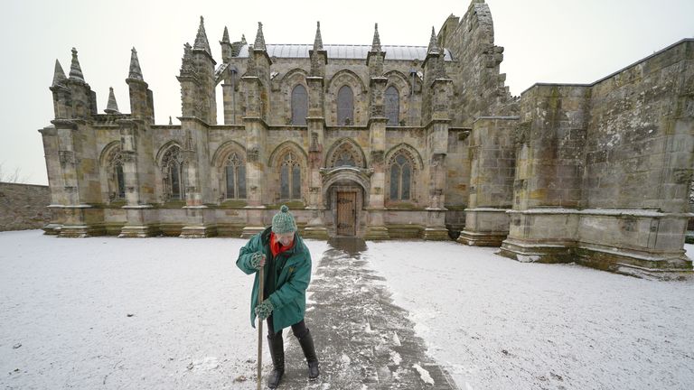 Rosslyn Chapel in Edinburgh