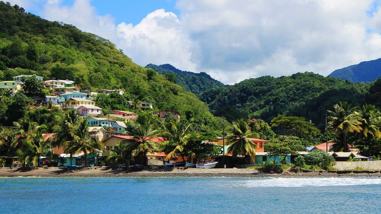 Soufriere in St Lucia. File pic