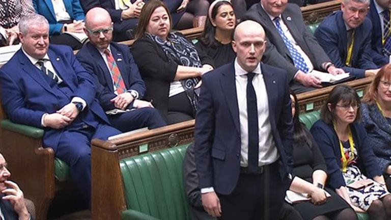 Stephen Flynn during PMqs