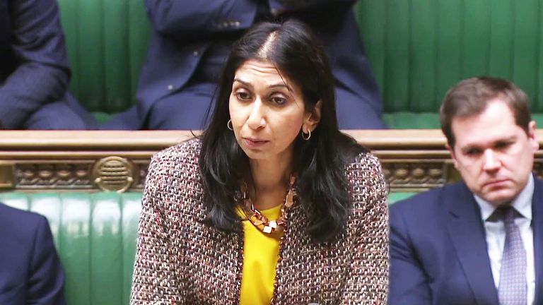 Home Secretary Suella Braverman issues a statement on the drowning of four people in the English Channel