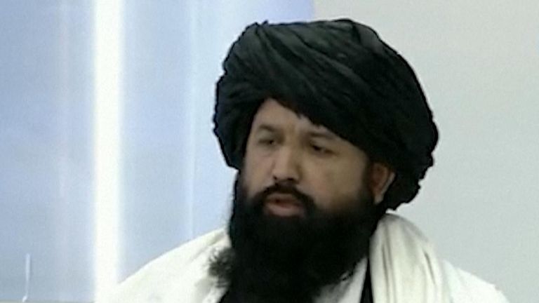 Ministro talibán de Educación Superior Nida Mohammad Nadeem
