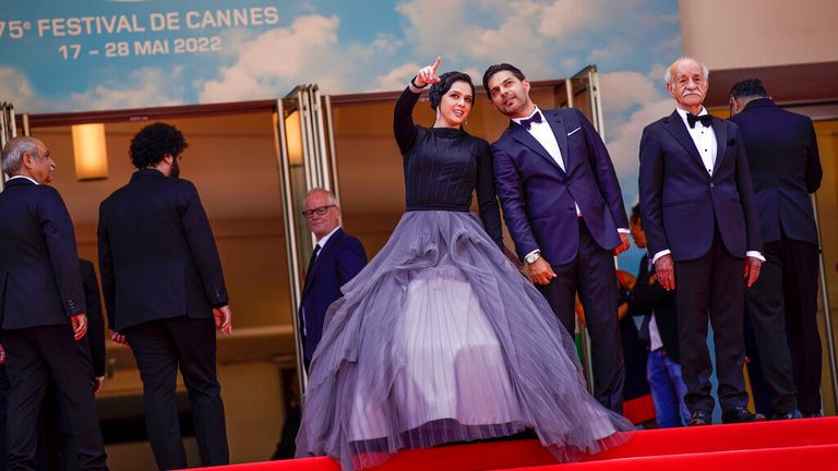 Taraneh Alidoosti at the Leila&#39;s Brothers premiere in Cannes in May. Pic: AP