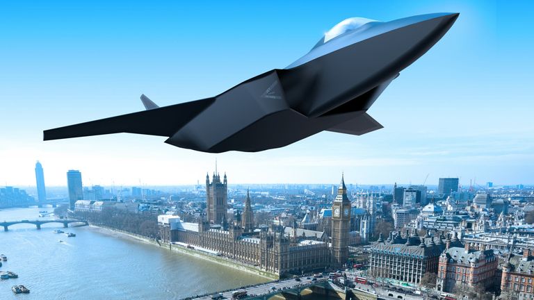 unveils next-generation fighter to be built with Italy and Japan UK News | Sky News