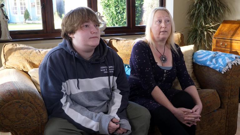 Rachel Vickers said of her son Tyson: "He "looked like he&#39;d been in a car crash". Tyson Vickers told us: "It just felt like they&#39;d given up on me."