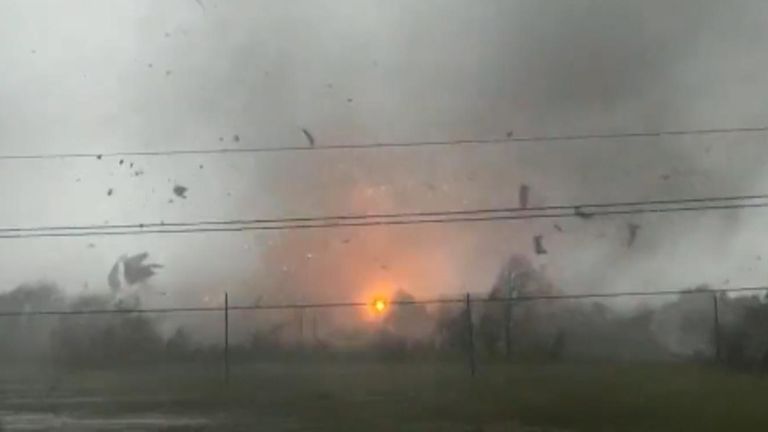 Tornado rips through New Orleans