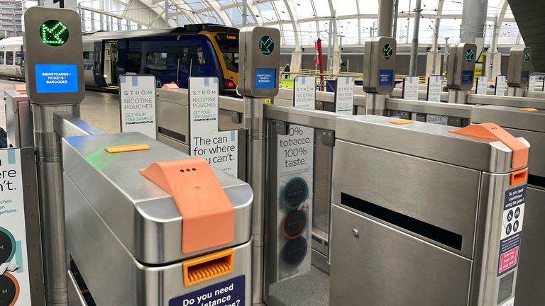 The new device to catch fare dodgers. The system is installed at barriers to automatically detect whether a ticket is valid