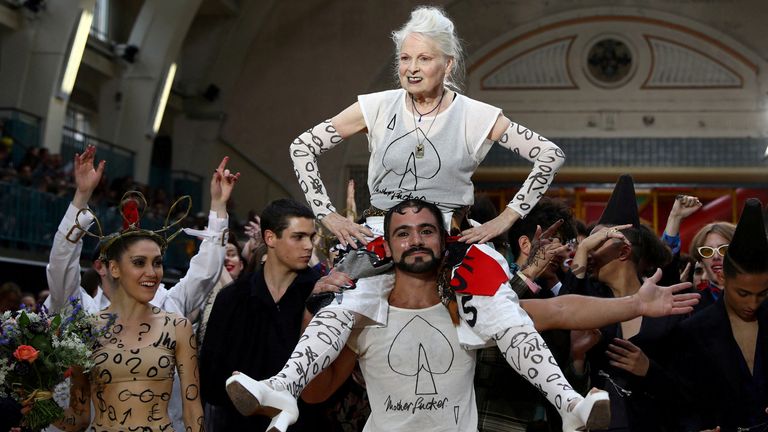 At London Fashion Week in 2017