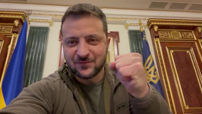 Volodymyr Zelenskyy Telegram message after visiting the USA 