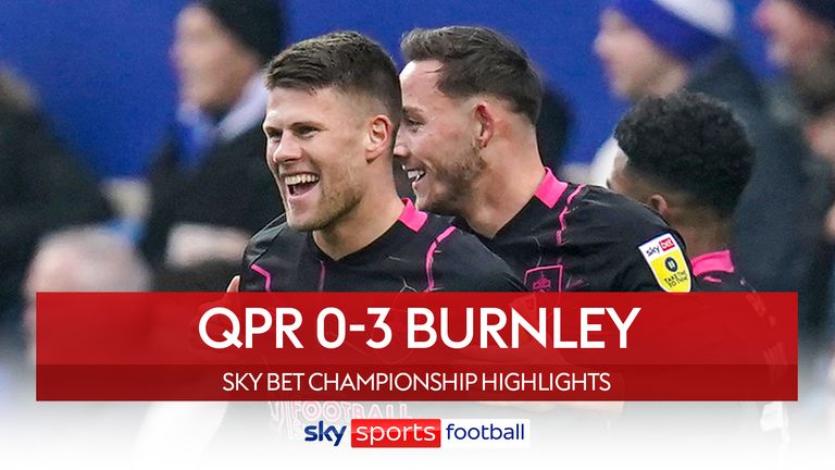 QPR 0-3 Burnley | Championship highlights