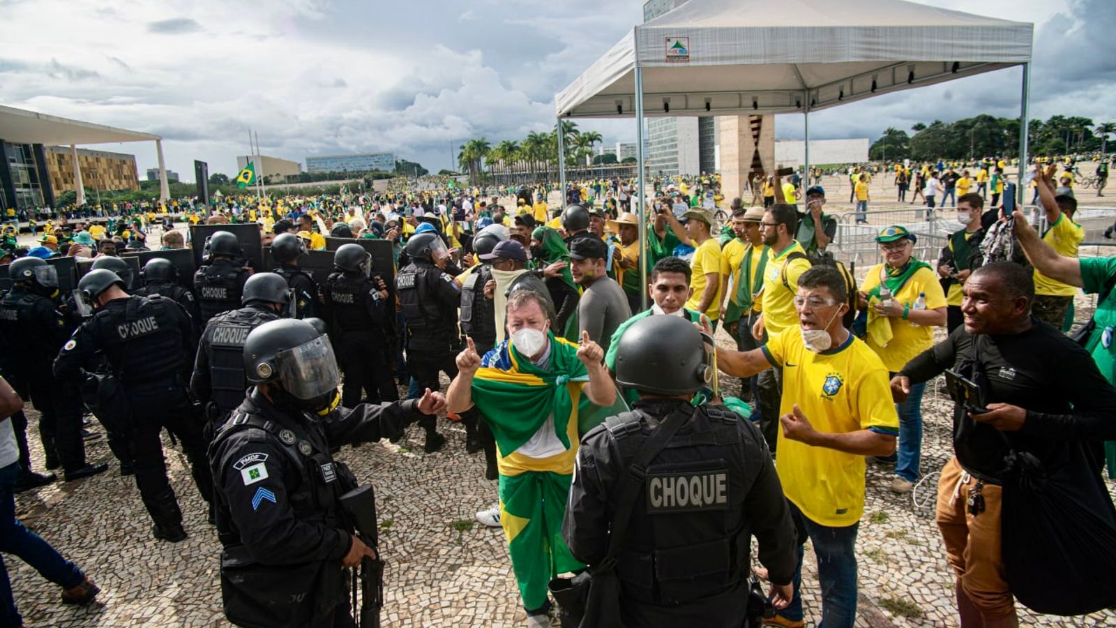 Brazil riots 'well organised' News UK Video News Sky News