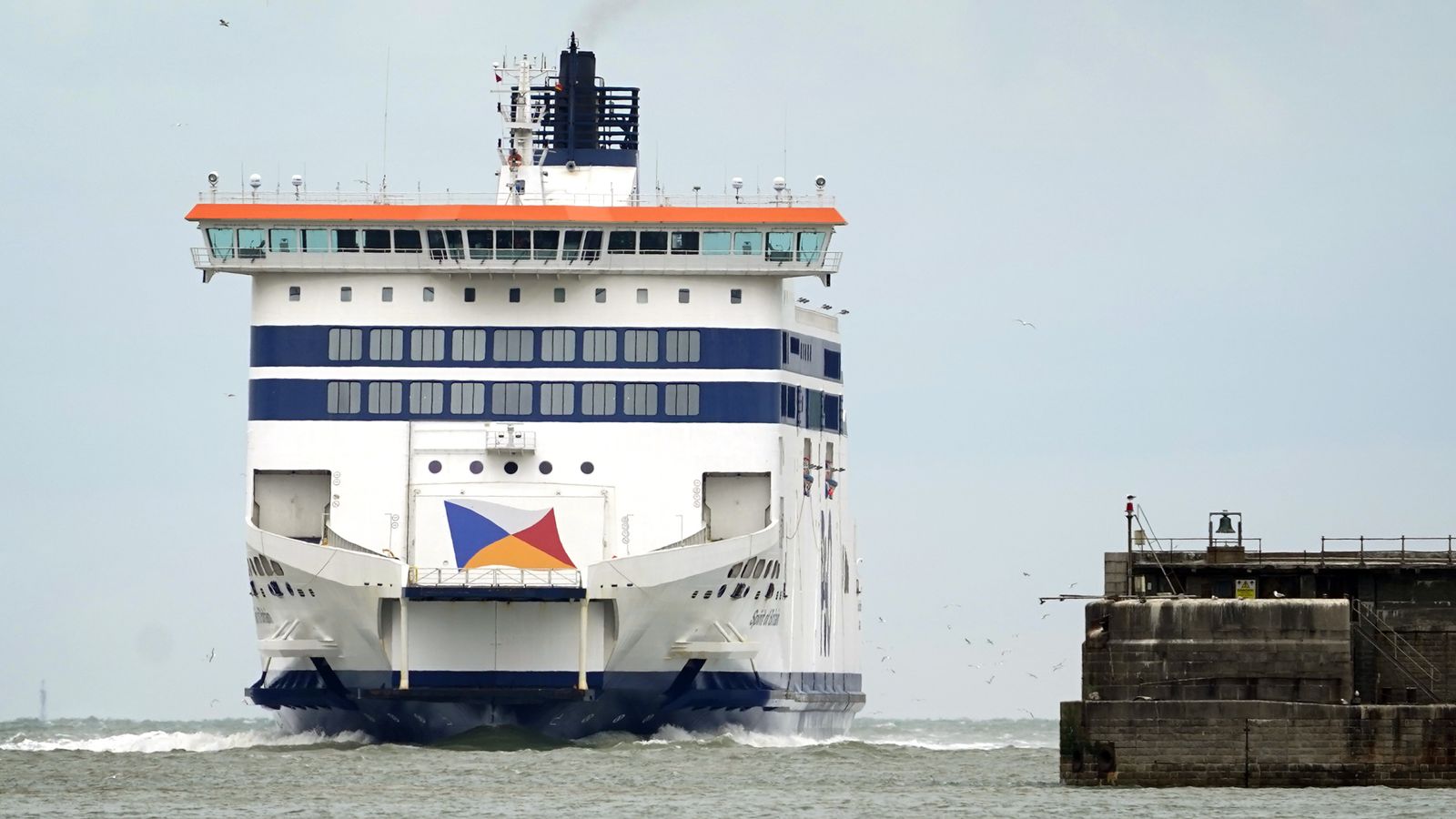 Ferry services to and from Calais suspended as national strike begins in France