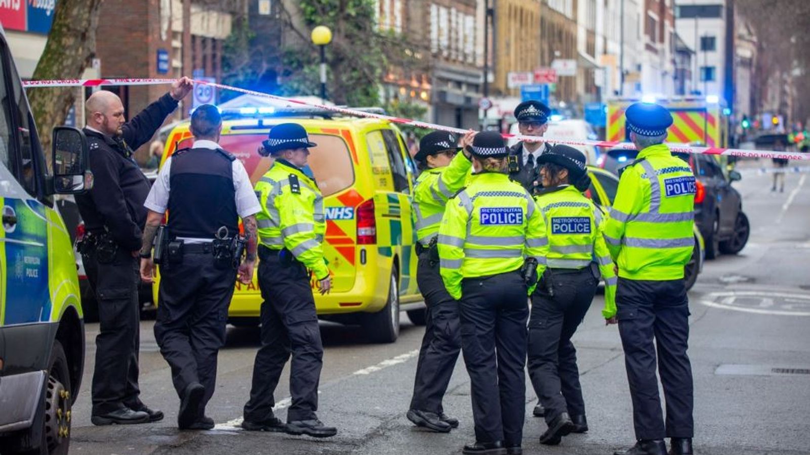 Euston shooting: Man, 22, arrested on suspicion of attempted murder after 'drive-by' outside church