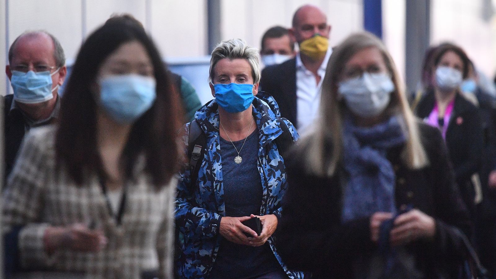 UKHSA warns adults to 'stay home' or 'wear face covering' when going out if feeling unwell