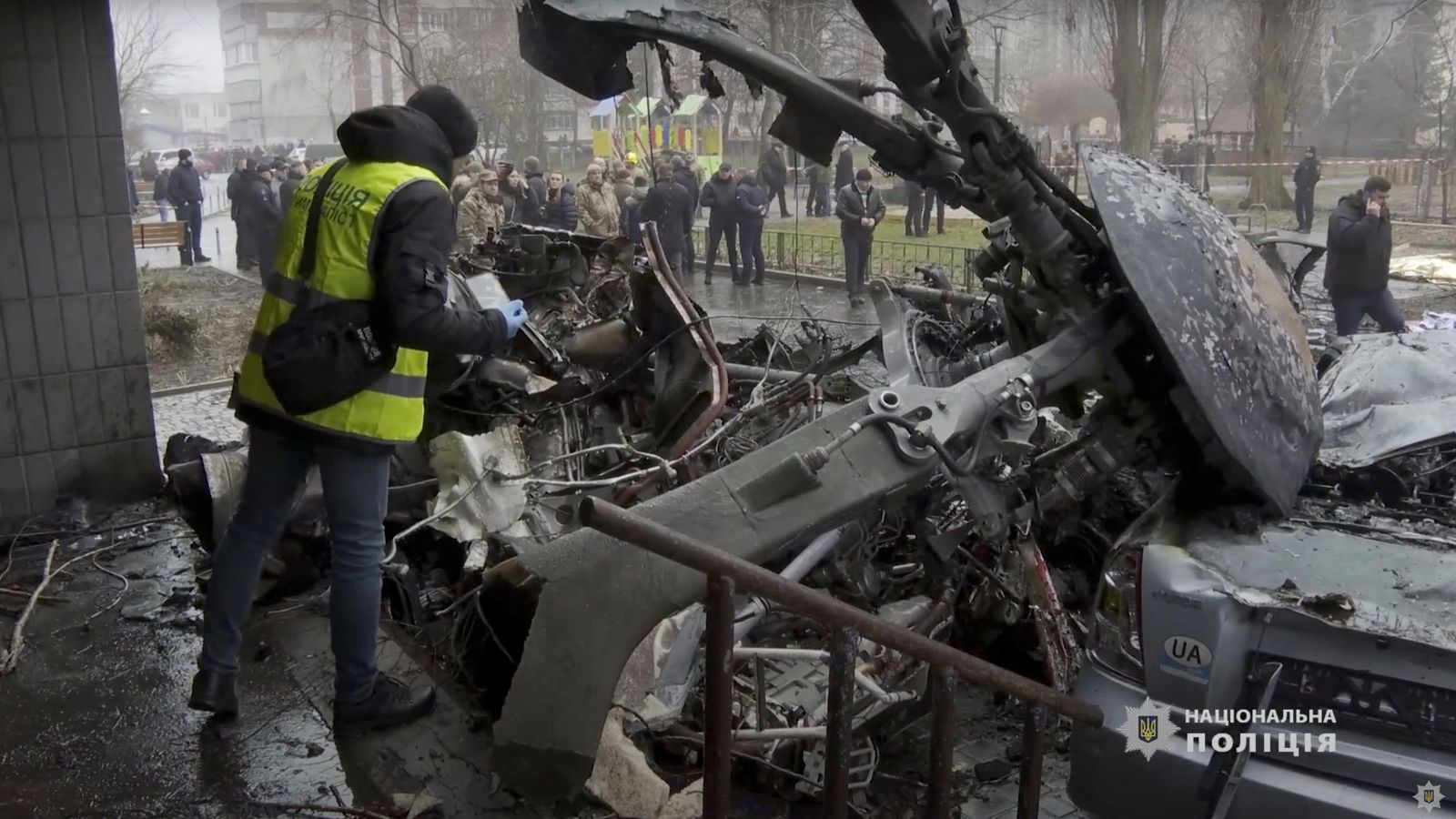 'An indescribable pain' Ukrainian minister among 14 dead in helicopter