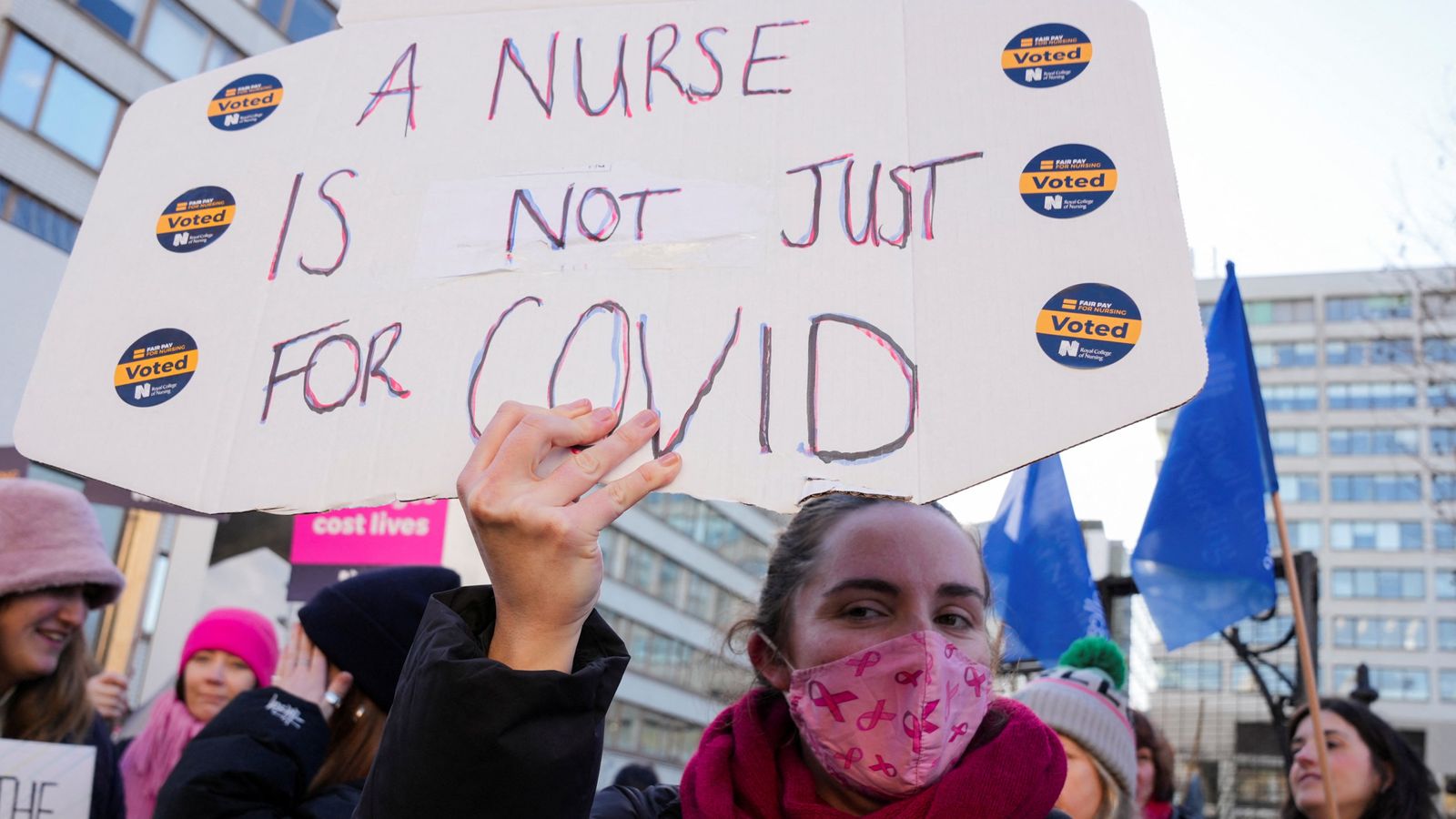 Teachers and nurses announce walkouts - as anti-strike law passes vote