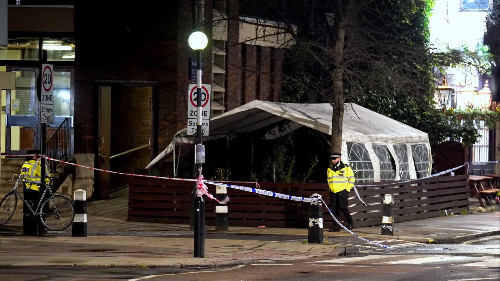 Girl, 7, and three women in hospital after shooting near Euston station