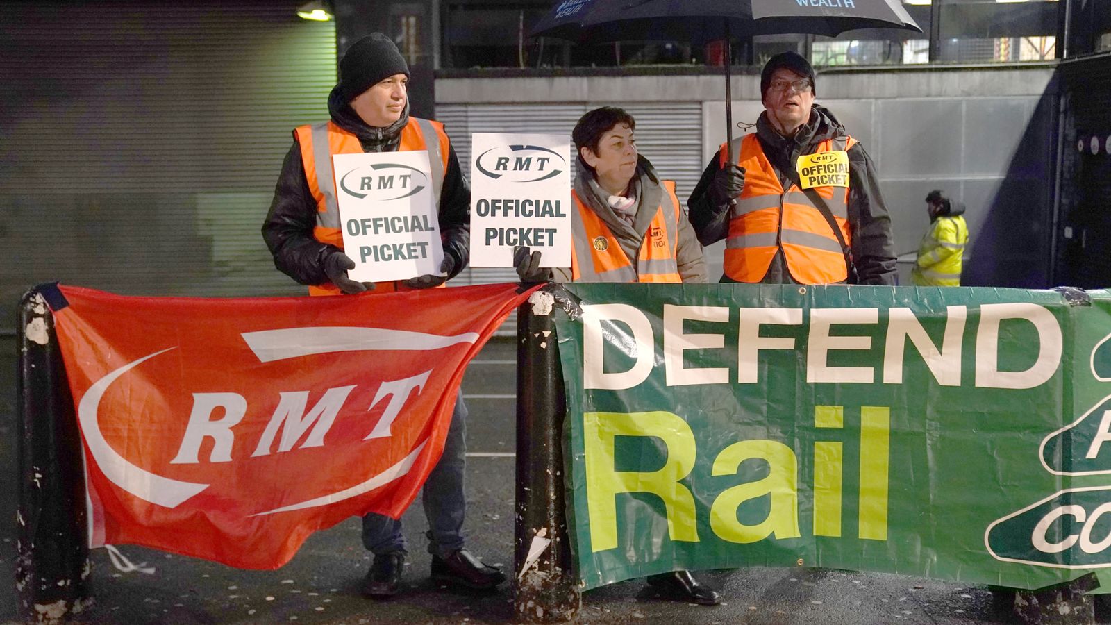 RMT union working with train operators 'towards revised offer' after more talks to end strike action