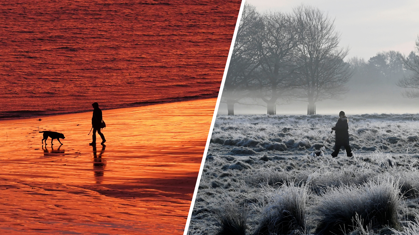 UK weather: 13C or -9C? It will feel very different depending on where you are today