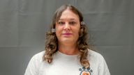 FILE - This photo provided by the Federal Public Defender Office shows death row inmate Amber McLaughlin. Unless Missouri Gov. Mike Parson grants clemency, McLaughlin will become the first transgender woman executed in the U.S. She is scheduled to die by injection Tuesday, Jan 3, 2022, for stabbing to death a former girlfriend, Beverly Guenther, in 2003. (Jeremy S. Weis/Federal Public Defender Office via AP, File)