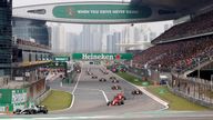 FILE PHOTO: Formula One F1 - Chinese Grand Prix - Shanghai International Circuit, Shanghai, China - April 14, 2019 General view during the warm up lap before the race REUTERS/Aly Song/File Photo