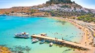 Lindos Bay, Rhodes Island, Greece. Pic: iStock
