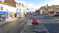 The incident happened on Priestpopple in the town centre. Pic: Google