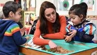 Kate Middleton met with children in Luton as part of her ongoing work to elevate the importance of early childhood to lifelong outcomes