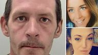 Mark Brown who has been found guilty at Hove Crown Court of murdering escorts Leah Ware and Alexandra Morgan