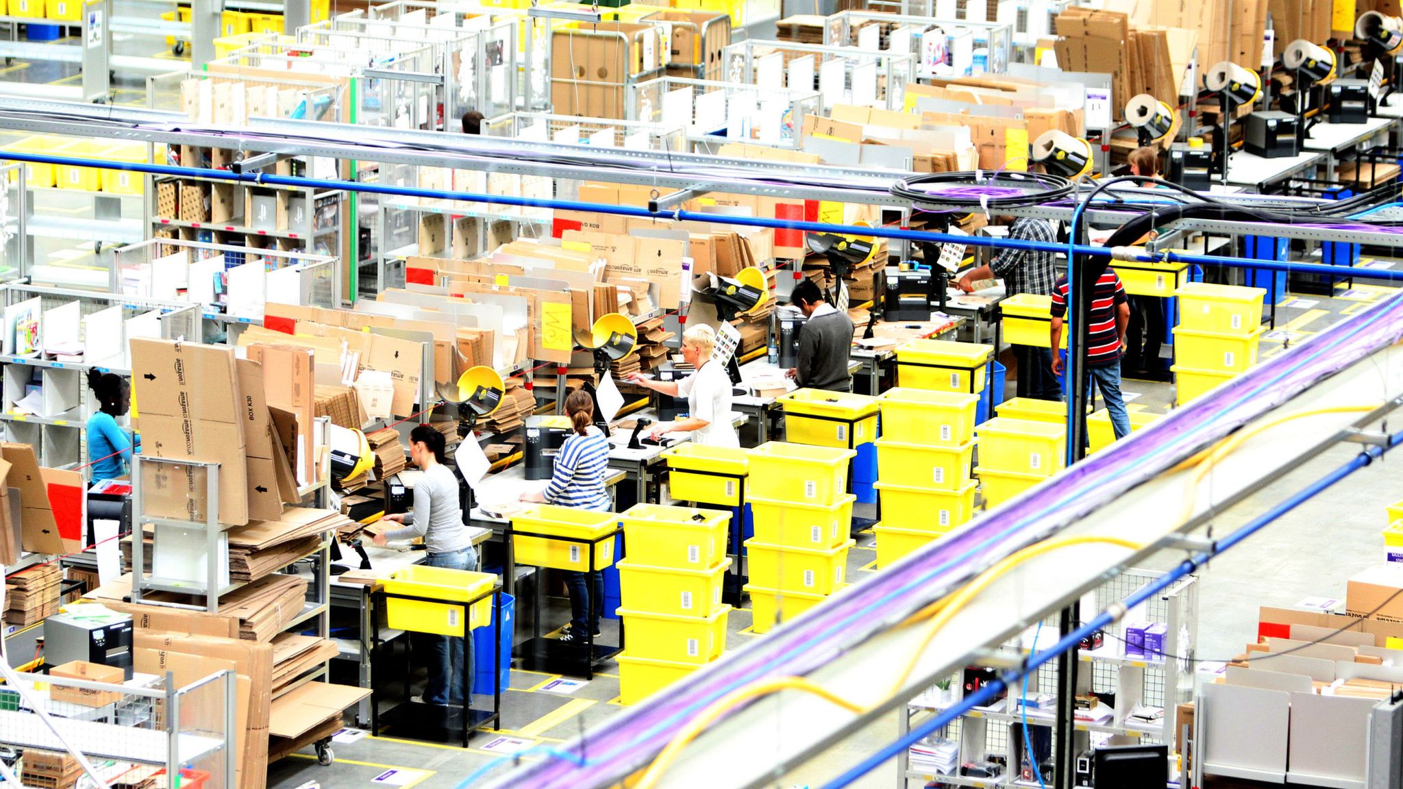 Amazon UK warehouse shakeup places 1,200 jobs at risk Business News