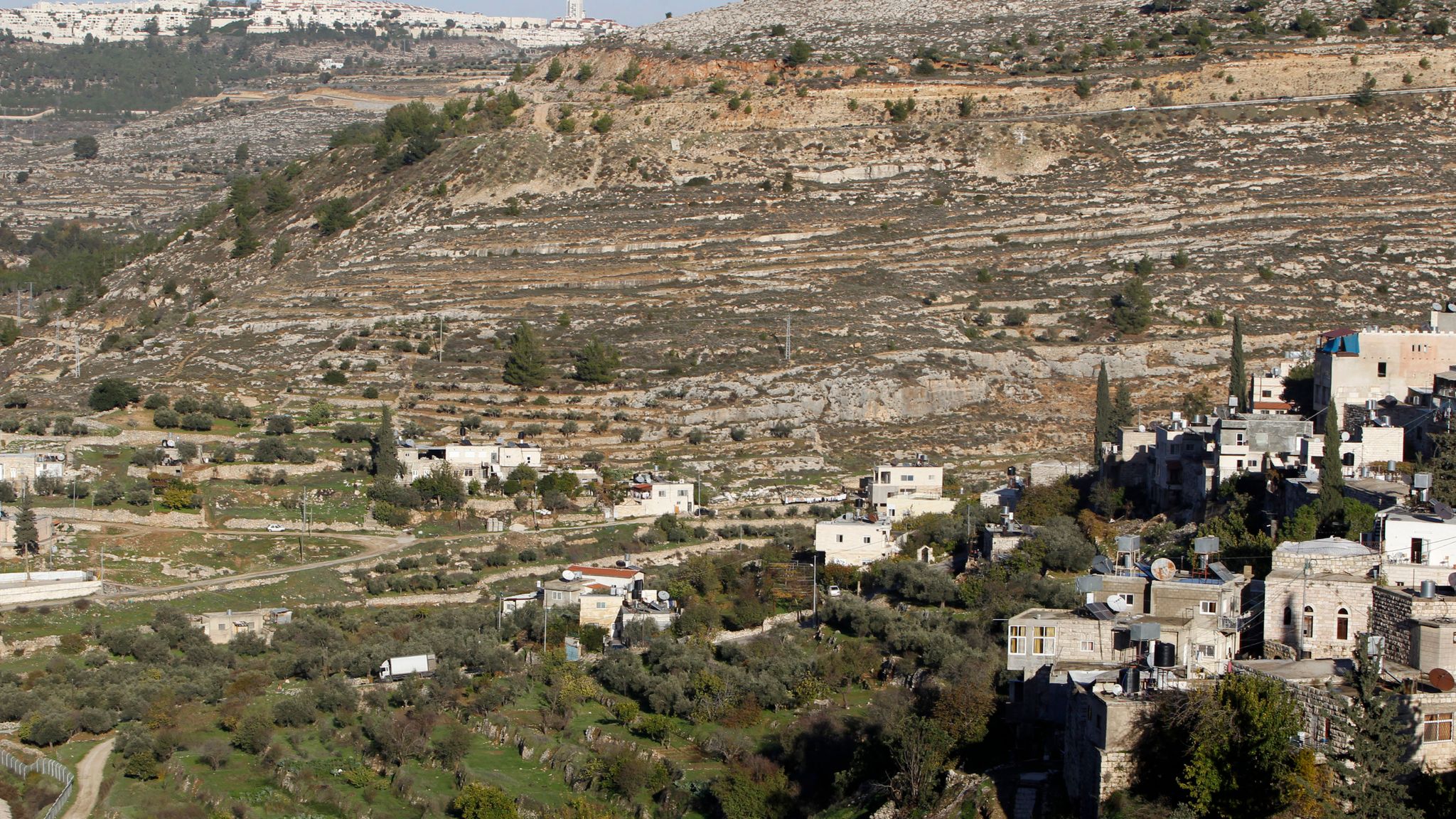 Еврейские села. Деревня Баттир Палестина. Деревня в Израиле.