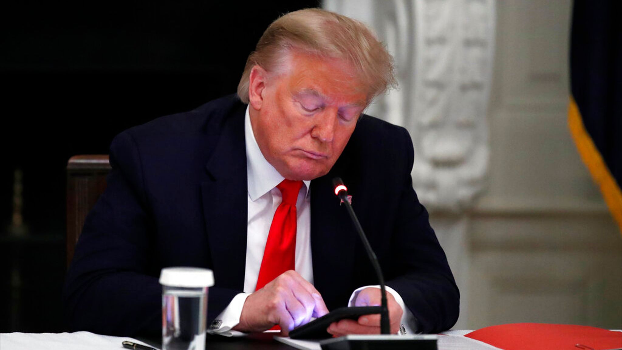 Donald Trump plotting first tweet since ban was lifted and he wants