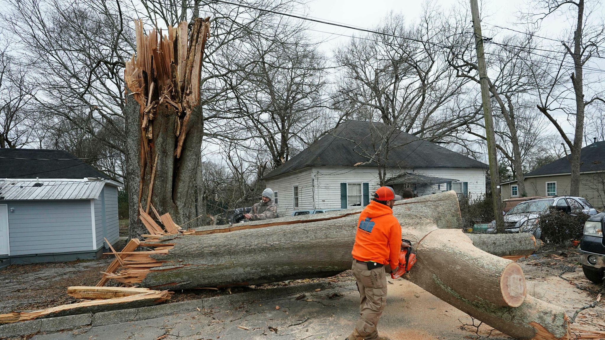At least nine dead after US tornadoes hit southern states as tens of