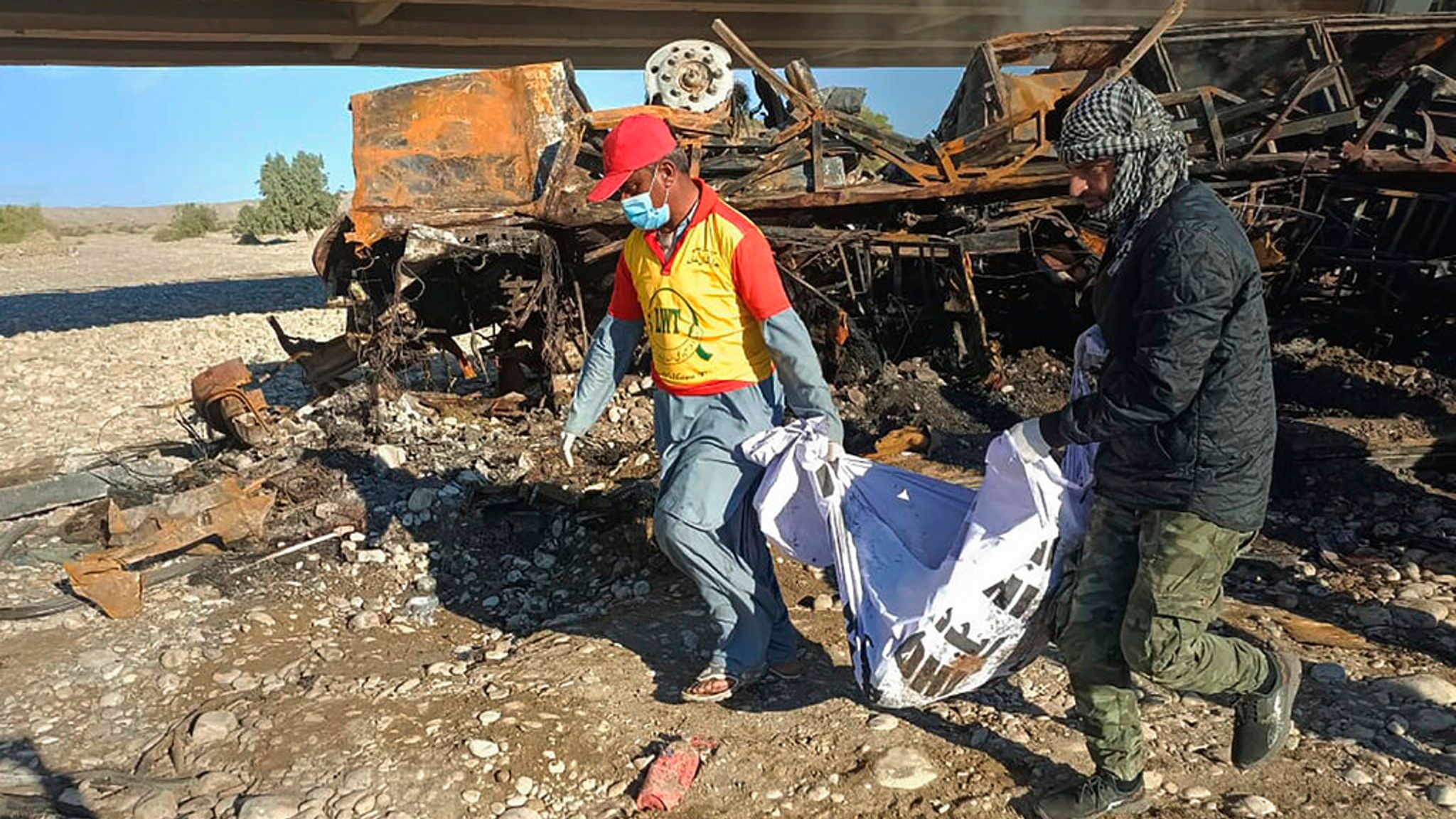 Pakistan: 40 Dead After Bus Falls Into Ravine | World News | Sky News