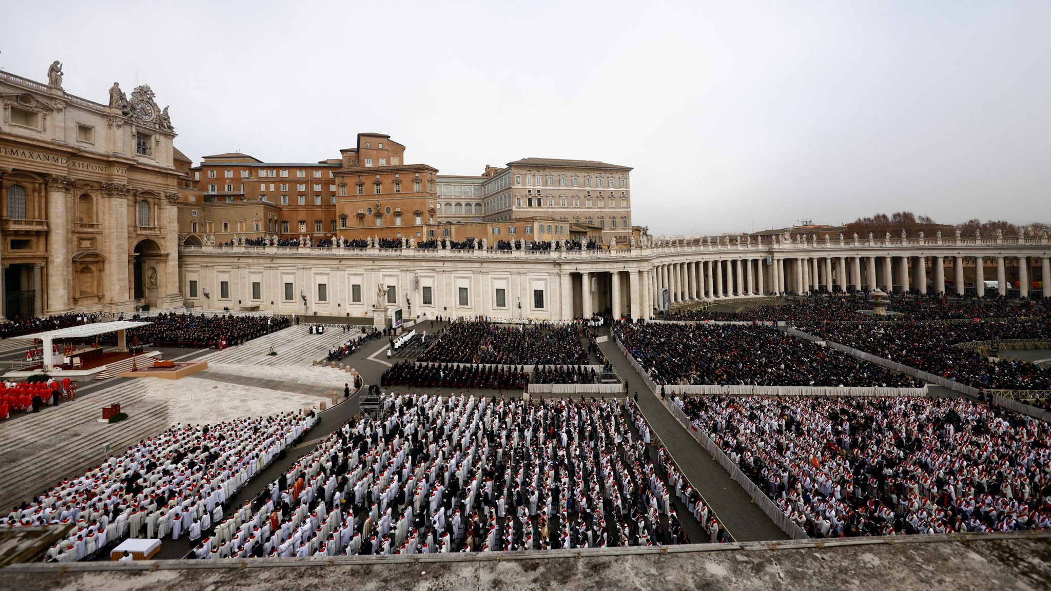 Pope Benedict's Historic Funeral Takes Place At Vatican Led By Pope ...