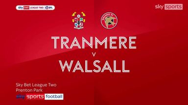 Tranmere Rovers 1-1 Walsall