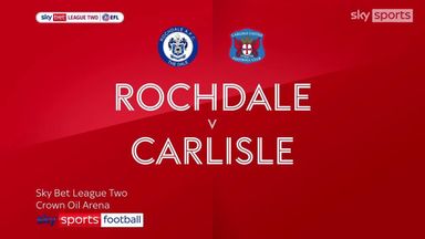 Rochdale 0-1 Carlisle