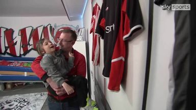 Young Lincoln fan receives a dream bedroom makeover
