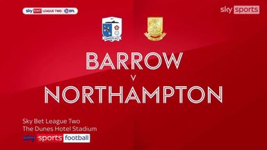 Barrow 0-2 Northampton