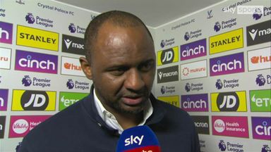 Vieira: I’m pleased with the point | Zaha injury too soon to call