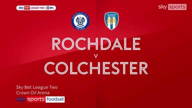 Rochdale 1-2 Colchester