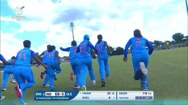 Tiwari sparks wild celebrations with winning run for India!