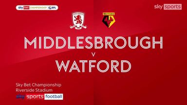 Middlesbrough 2-0 Watford