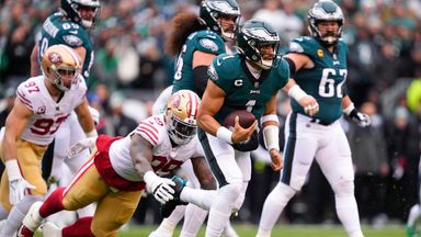 Highlights: Eagles capitalise on 49ers disasterclass to reach Super Bowl