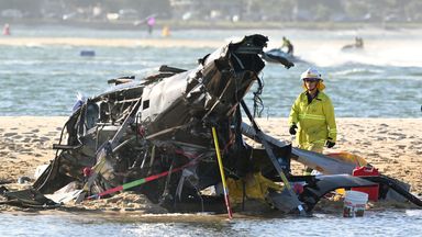 Australia helicopter crash: Surviving passenger filmed moment of fatal