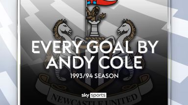 ALL of Andy Cole's PL goals | 1993-94