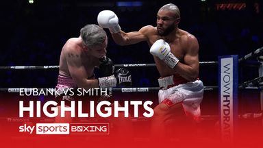 Highlights: Smith stuns Eubank Jr with fourth-round stoppage