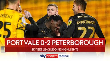 Port Vale 0-2 Peterborough