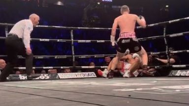 Unseen footage! Smith's sensational KO of Eubank from inside the ring