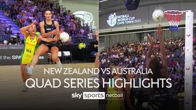 New Zealand 57-59 Australia | Netball Quad Series Highlights