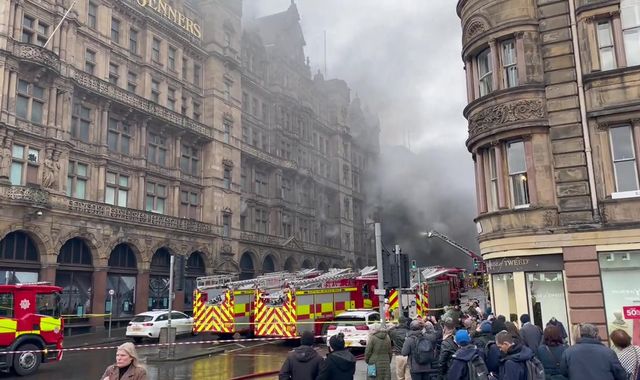 Firefighter 'critical' after blaze breaks out at former Jenners building in Edinburgh - Vimarsana News